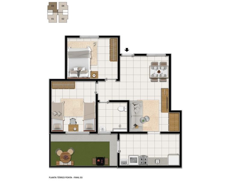 Planta 2 Andar térreo